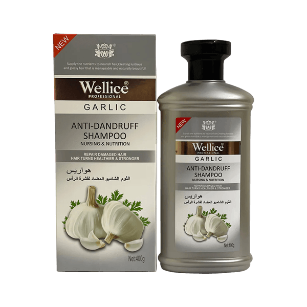 WELLICE GARLIC ANTI DANDRUFF SHAMPOO 400G - Nazar Jan's Supermarket