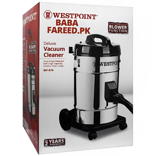 WESTPOINT DRUM TYPE SILVER COLOR VACUUM CLEANER WF-970 - Nazar Jan's Supermarket