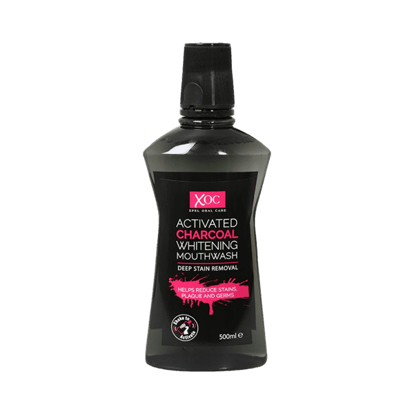 XOC ACTIVATED CHARCOAL WHITENING MOUTH WASH 500ML - Nazar Jan's Supermarket