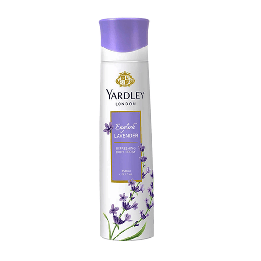 YARDLEY LONDON ENGLISH LAVENDER BODY SPRAY 150ML - Nazar Jan's Supermarket