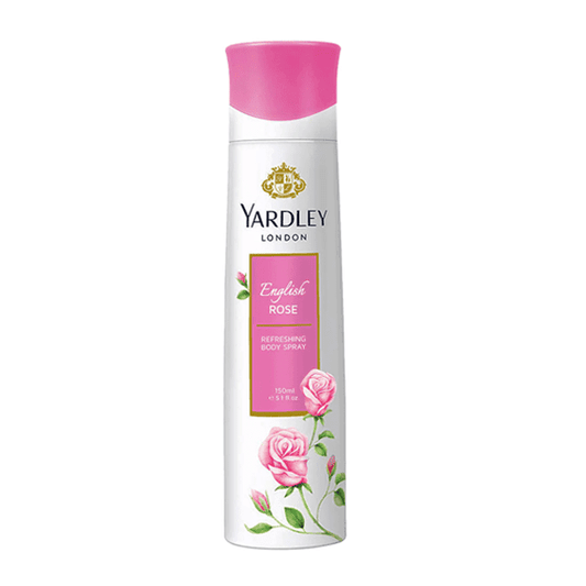 YARDLEY LONDON ENGLISH ROSE REFRESHING BODY SPRAY 150ML - Nazar Jan's Supermarket