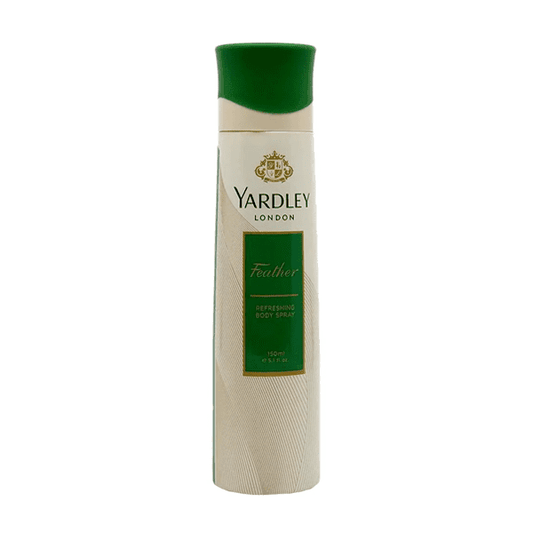 YARDLEY LONDON FEATHER BODY SPRAY 150ML - Nazar Jan's Supermarket