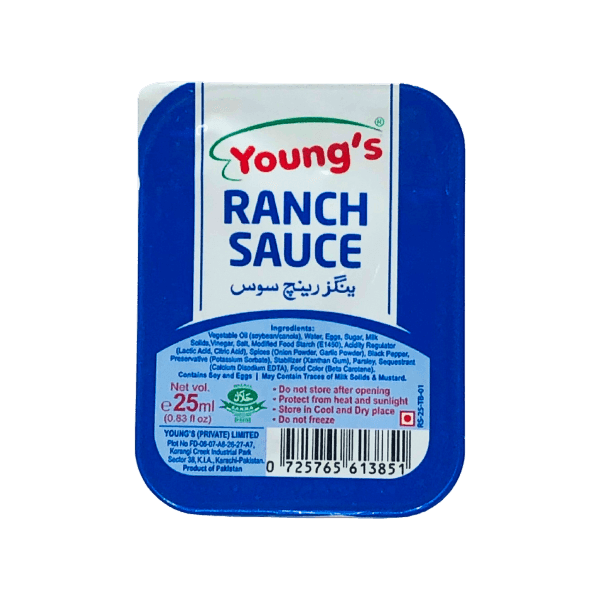 YOUNG`S RANCH SAUCE 25ML - Nazar Jan's Supermarket