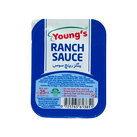 YOUNG`S RANCH SAUCE 25ML - Nazar Jan's Supermarket