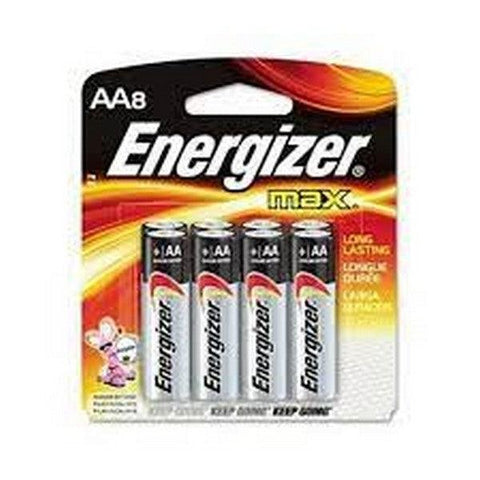 AA8+4 ENERGIZER MAX UP TO 10X LONGER LASTING 12 PIECE - Nazar Jan's Supermarket