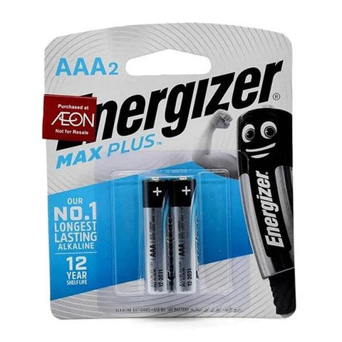 AAA2 ENERGIZER MAX PLUS 2 PIECE - Nazar Jan's Supermarket