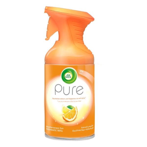 AIR WICK PURE MEDITERRANEAN SUN AIR FRESHNER 250ML - Nazar Jan's Supermarket