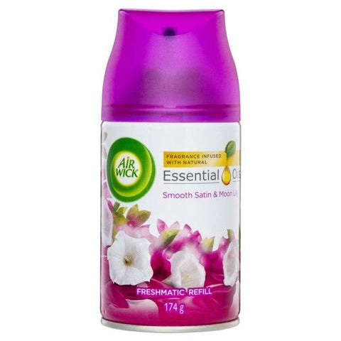 AIR WICK SMOOTH SATIN & MOON LILY FRESHENER 250ML - Nazar Jan's Supermarket