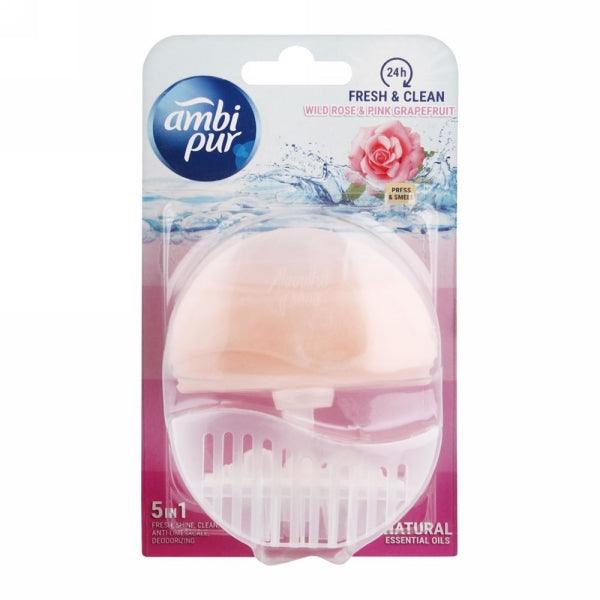 AMBIPUR WILD ROSE&PINK GRAPEFRUIT CAR AIR FRESHIONIR 5IN1 - Nazar Jan's Supermarket