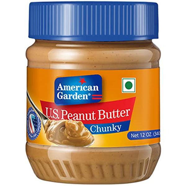 AMERICAN GARDEN PEANUT BUTTER CHUNKY 340G - Nazar Jan's Supermarket