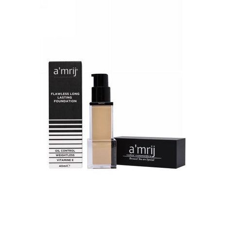 AMRIJ FLAWLESS LONG LASTING FOUNDATION #01 - Nazar Jan's Supermarket