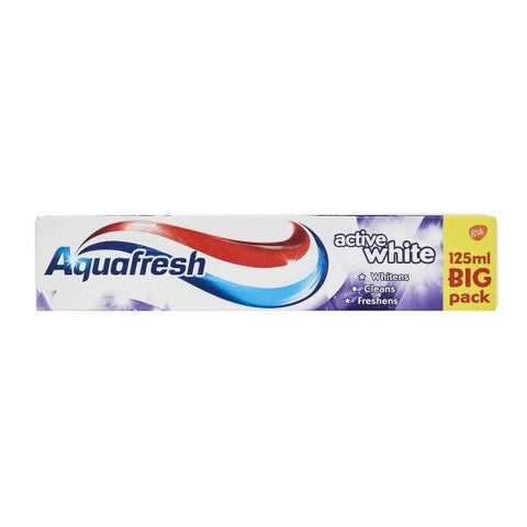 AQUAFRESH ACTIVE WHITE T/P 125ML - Nazar Jan's Supermarket