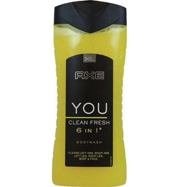 AXE YOU CLEAN FRESH 6IN1 BODY WASH 400ML - Nazar Jan's Supermarket