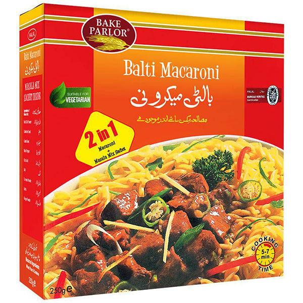 BAKE PARLOR BALTI MACARONI 250GM - Nazar Jan's Supermarket