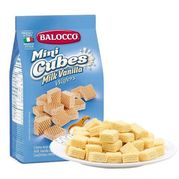 BALOCCO CUBES MILK VANILLA WAFERS 125GM POUCH - Nazar Jan's Supermarket