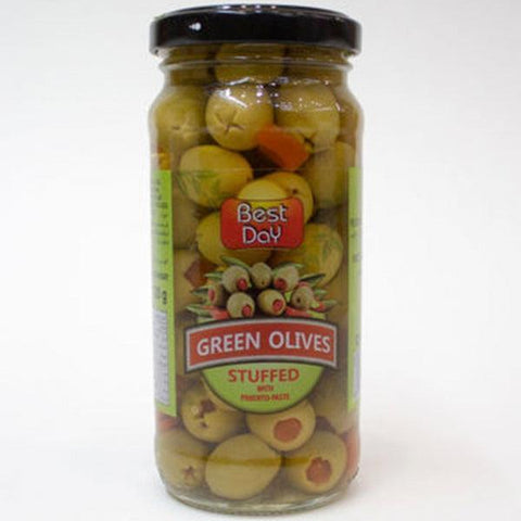 BEST DAY GREEN OLIVES PLAIN 240GM - Nazar Jan's Supermarket