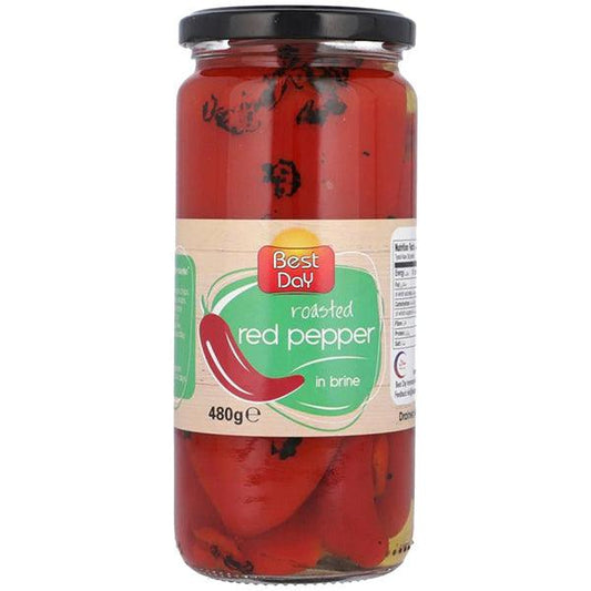 BEST DAY RED ROASTED PEPPER 480GM - Nazar Jan's Supermarket