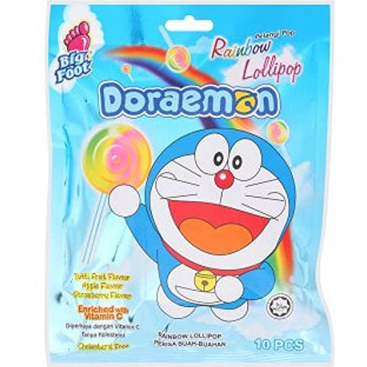 BIG FOOT DORAEMON RAINBOW LOLLIPOP - Nazar Jan's Supermarket