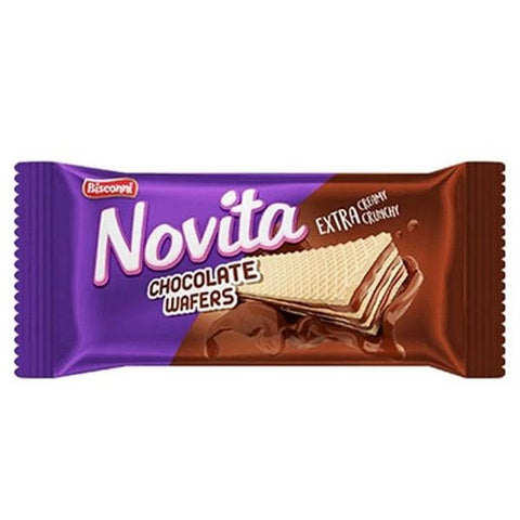 BISCONNI NOVITA CHOCOLATE WAFERS 1X10 - Nazar Jan's Supermarket