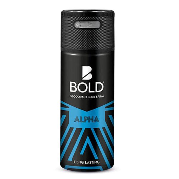 BOLD ALPHA DEODORANT BODY SPRAY 150ML - Nazar Jan's Supermarket