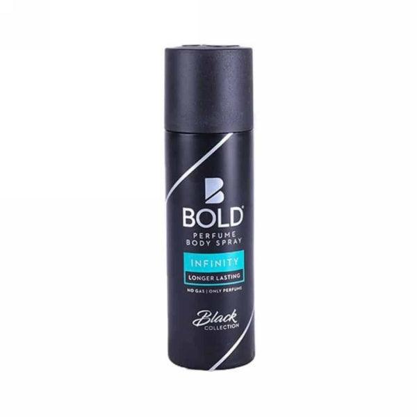 BOLD INFINITY BLACK BODY SPRAY 120ML - Nazar Jan's Supermarket