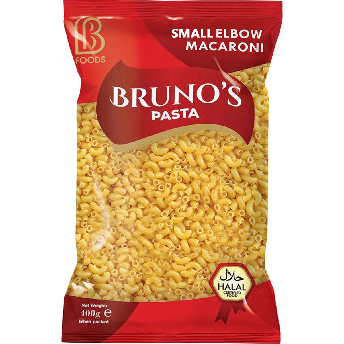 BRUNOS PASTA SMALL ELBOW MACRONI 400G - Nazar Jan's Supermarket