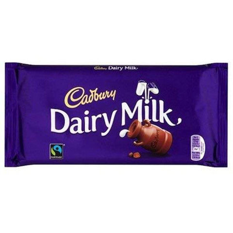 CADBURY DAIRY MILK CHOCOLATE 100GM - Nazar Jan's Supermarket