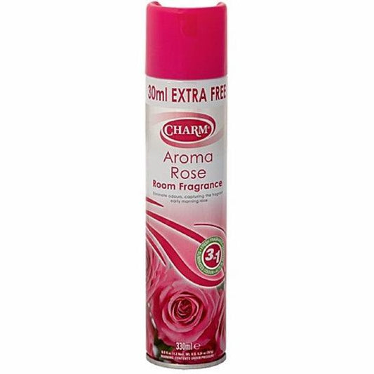 CHARM AIR FRESHENER AROMA ROSE 240ML - Nazar Jan's Supermarket