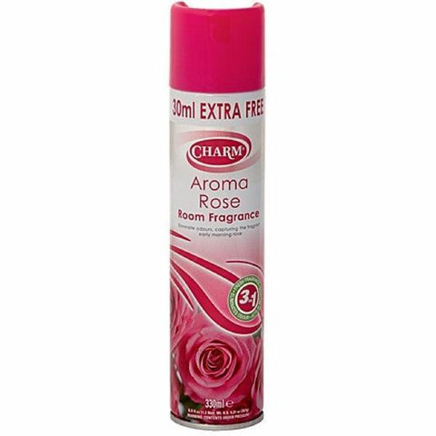 CHARM AIR FRESHENER AROMA ROSE 240ML - Nazar Jan's Supermarket