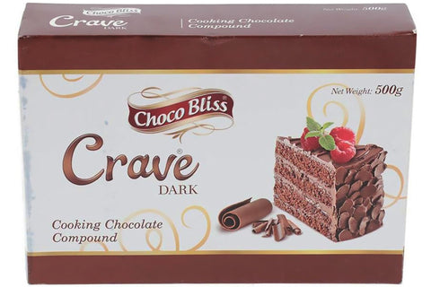 CHOCO BLISS CRAVE CHOCOLATE COMPOUND 500GM - Nazar Jan's Supermarket