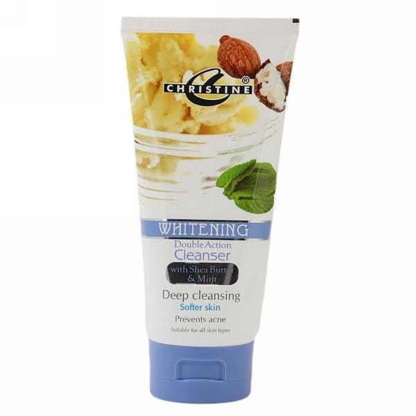 CHRISTINE WHITENING CLEANSER WITH SHEA BUTTER&MINT 150GM - Nazar Jan's Supermarket