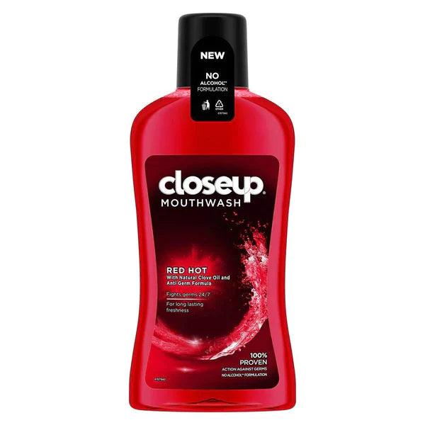 CLOSEUP RED HOT MOUTHWASH 300ML - Nazar Jan's Supermarket