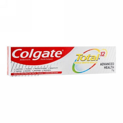COLGATE ANTIBACTERIAL TOOTHPASTE (ADVANCE HEALTH) 75G - Nazar Jan's Supermarket