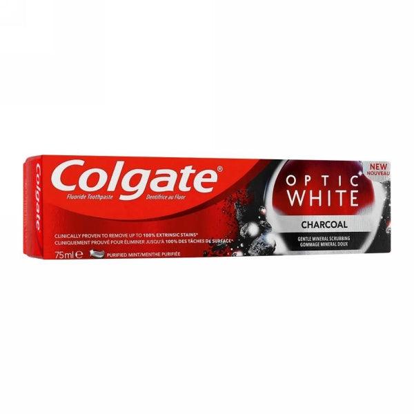 COLGATE OPTIC WHITE CHARCOAL T/P 75ML - Nazar Jan's Supermarket