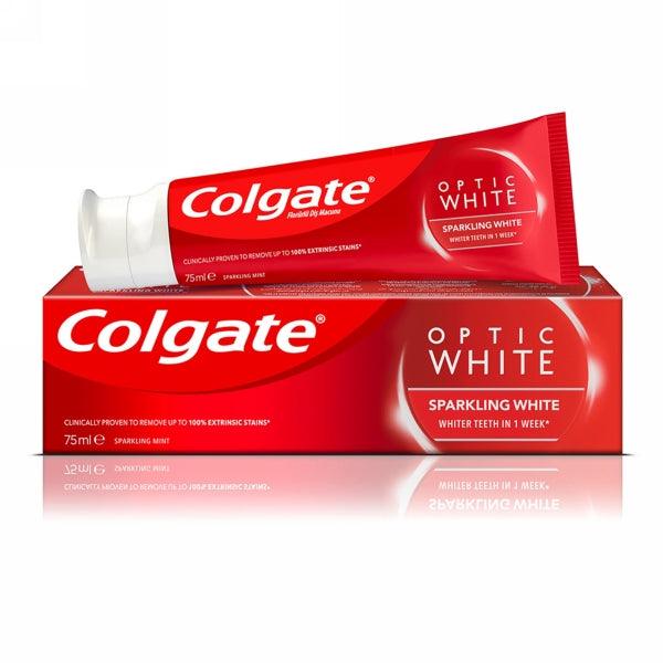 COLGATE OPTIC WHITE SPARKLING WHITE T/P 75ML - Nazar Jan's Supermarket