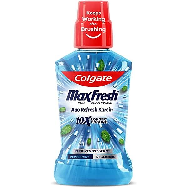 COLGATE PLAX PEPPERMINT M/W 500ML - Nazar Jan's Supermarket