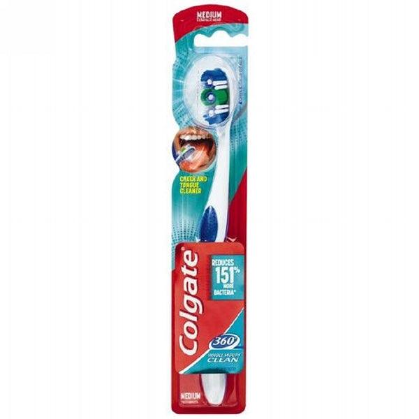 COLGATE TOOTH BRUSH 360 WHOLE MOUTH CLEAN 1`S - Nazar Jan's Supermarket