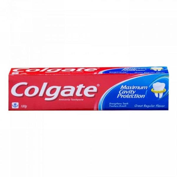 Colgate University Toothpaste COLGATE TOOTHPASTE MAXIMUM CAVITY PROTECTION PLUS CALCIUM 100G – Nazar ...