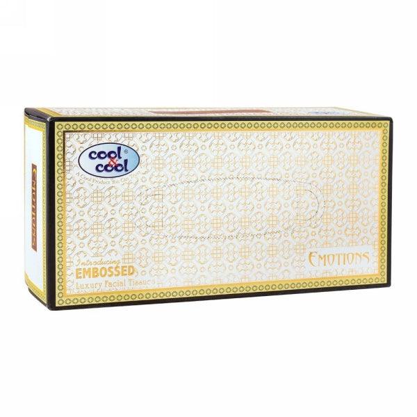 COOL&COOL EMBOSSED EMOTIONS TISSUE 100X2PLY - Nazar Jan's Supermarket