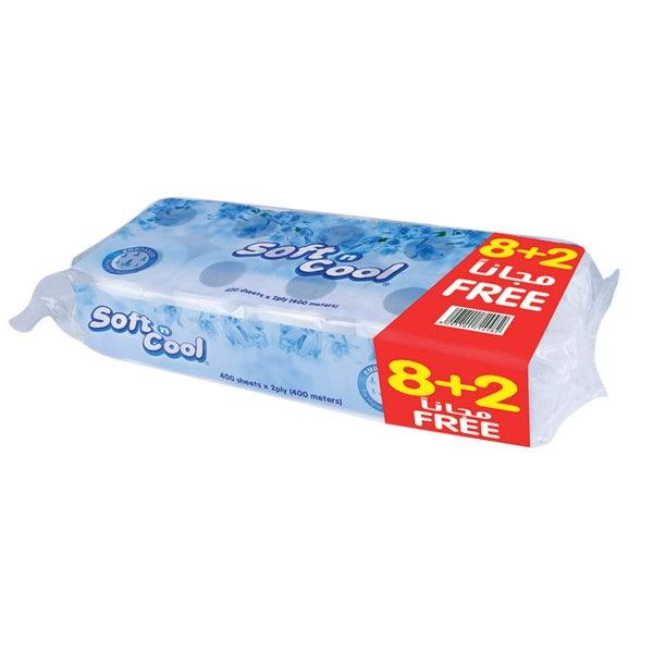 COOL&COOL TOILET ROLL 400 SHEETSX2PLY - Nazar Jan's Supermarket