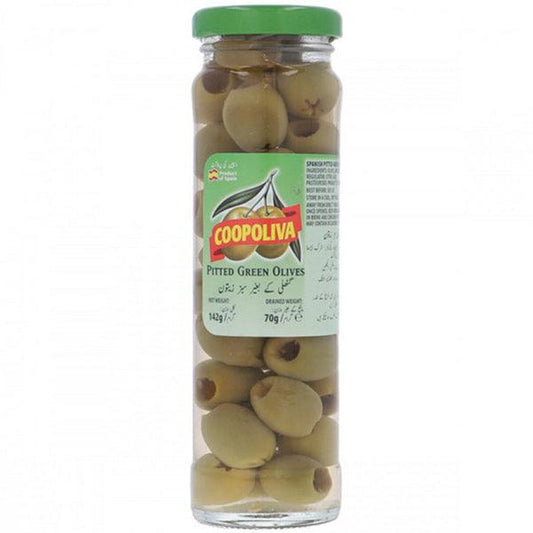 COOPOLIVA PITTED GREEN OLIVES 70G - Nazar Jan's Supermarket