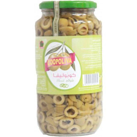 COOPOLIVA SLICED GREEN OLIVES 510G - Nazar Jan's Supermarket