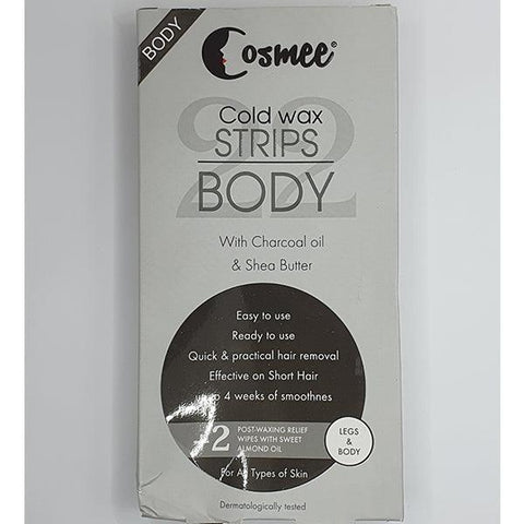 COSMEE COLD STRIPS CHARCOAL BODY LEGS&BODY - Nazar Jan's Supermarket