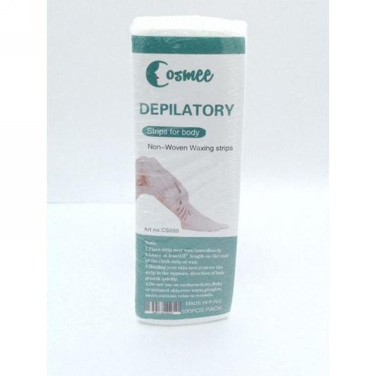 COSMEE DEPILATORY STRIPA FOR BODY (LARGE) 100PCS - Nazar Jan's Supermarket