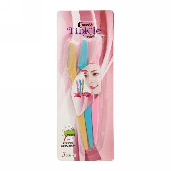 COSMEE TINKLE EYEBROW RAZOR 3PCS SET - Nazar Jan's Supermarket