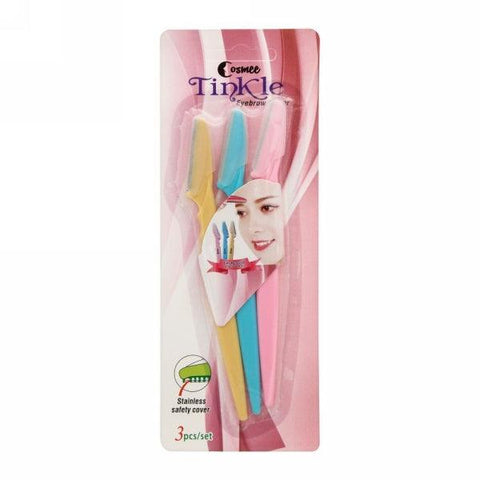 COSMEE TINKLE EYEBROW RAZOR 3PCS SET - Nazar Jan's Supermarket