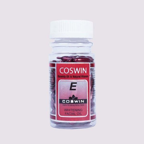 COSWIN E WHITENING FACIAL OIL CAPSULES RED10ml - Nazar Jan's Supermarket