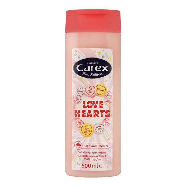 CUSSONS CAREX LOVE HEARTS SHOWER CREAM 500ML - Nazar Jan's Supermarket