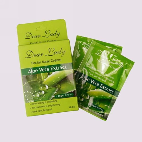 DEAR LADY ALOE VERA FACIAL MASK CREAM 20GM - Nazar Jan's Supermarket