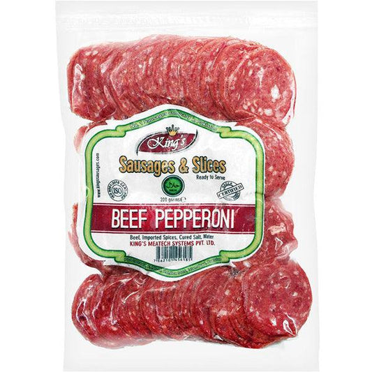 DELICIOUS BEEF PEPPERONI 200GM - Nazar Jan's Supermarket